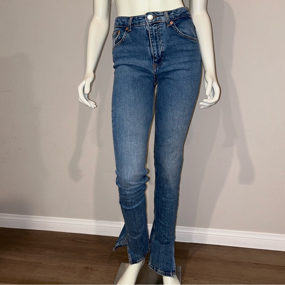 ZARA Jeans slit hem